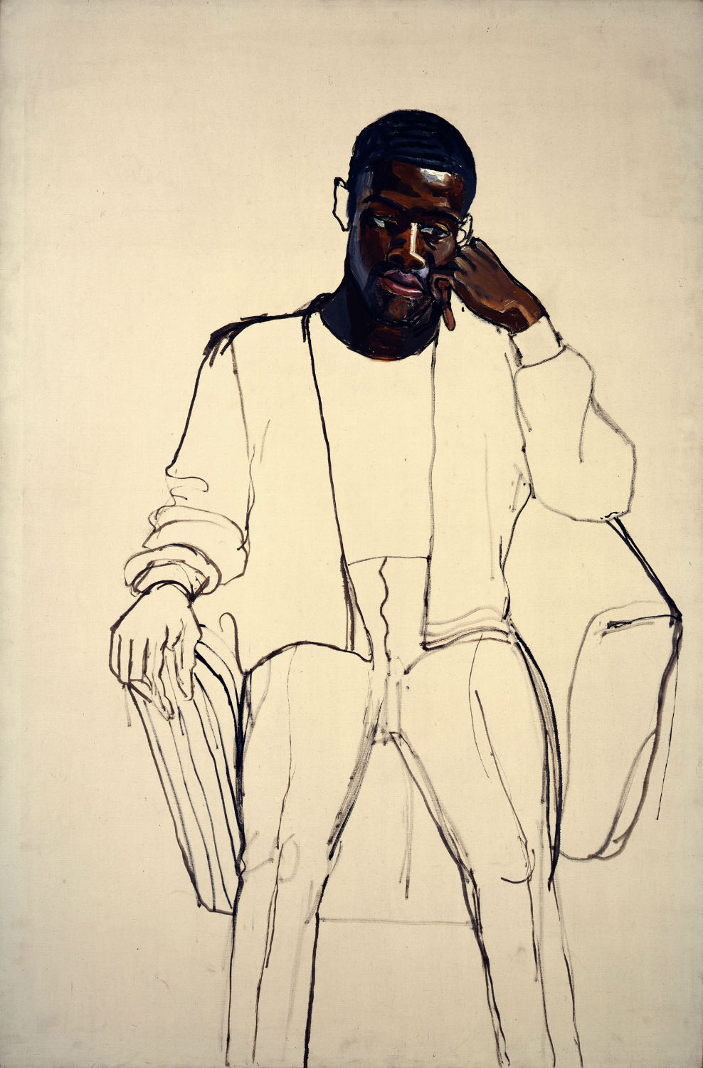 Alice Neel. "James Hunter Black Draftee"